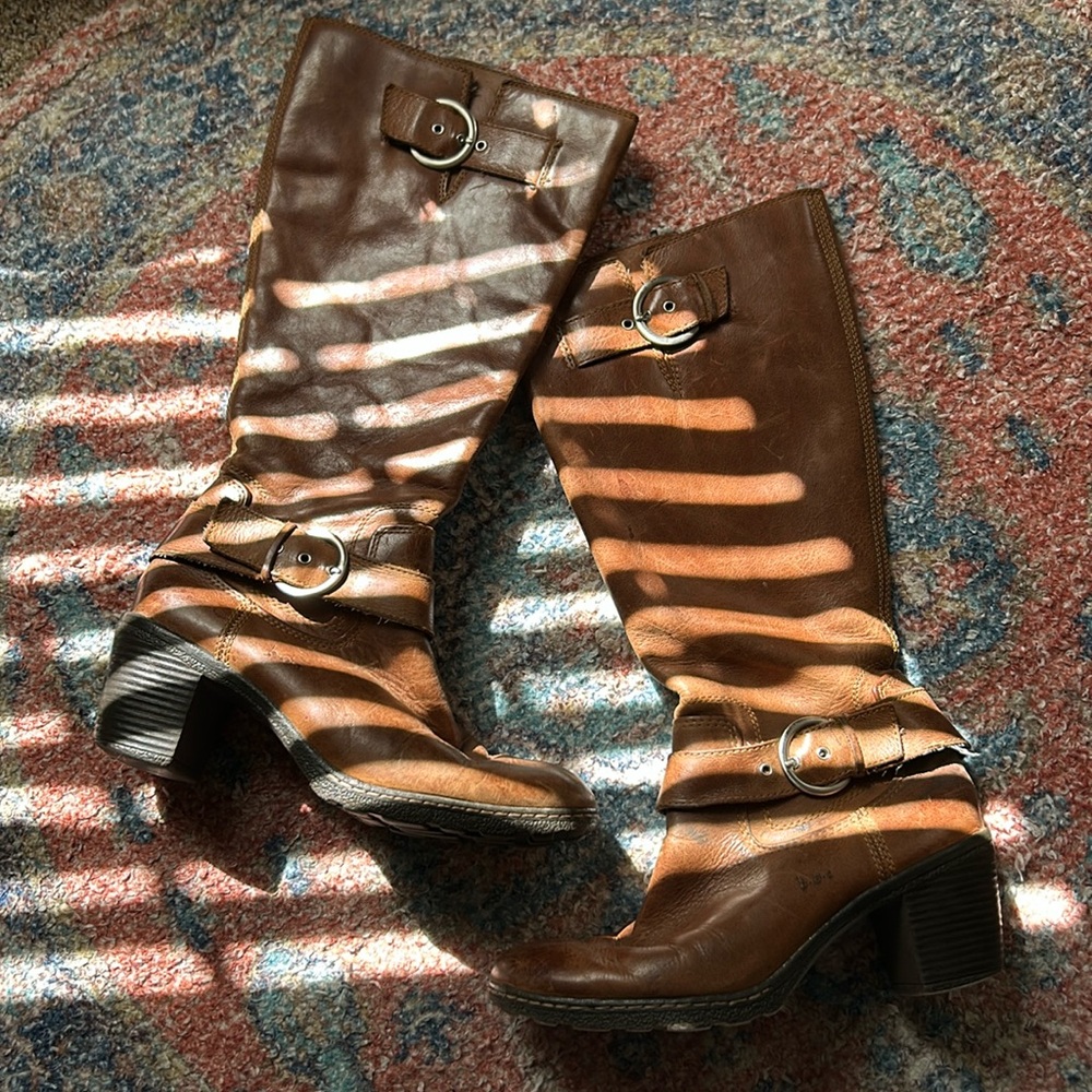 Boc leather tall boots